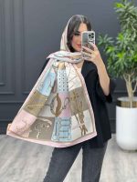 شال طرح کمربندی کد 3229 - تصویر 2