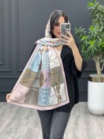 شال طرح کمربندی کد 3229 - تصویر 4