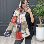 شال طرح کمربندی کد 3229
