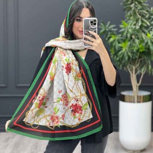 شال گوچی طرح گلدار کد 3226