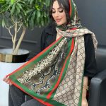 شال گوچی طرح پوست ماری کد 3239