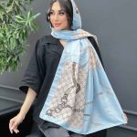 شال گوچی طرح کمربندی کد 3227