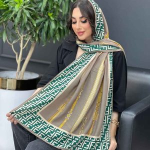 شال طرح فندی کد 3235