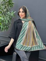 شال طرح فندی کد 3235 - تصویر 3