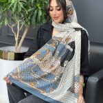 شال حریرنخ طرح LV کد 3223