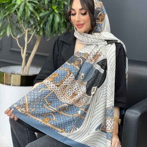 شال حریرنخ طرح LV کد 3223