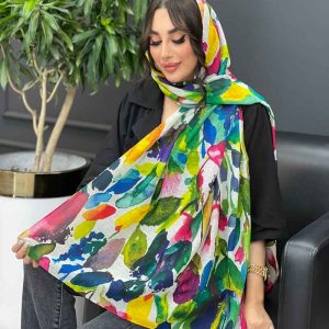شال طرح آبرنگی کد 3250