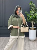 مانتو لینن زیتونی
