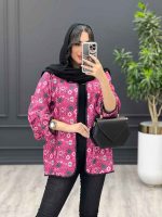 مانتو یقه هلالی