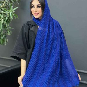 شال پلیسه وسط تور کد 2965
