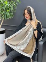 شال کرم نسکافه ای
