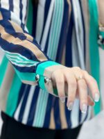 شومیز سبز آبی