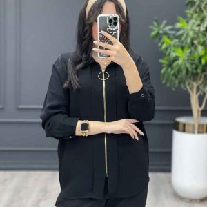 شومیز آستین دکمه