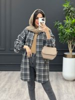 مانتو چهارخونه پاییزی