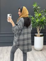 مانتو پاییزه چهارخونه