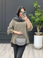 استایل با مانتو نسکافه ای
