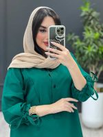 خرید اینترنتی مانتو سبز