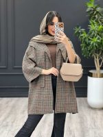 پالتو چهارخونه زمستونی