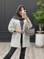 اتسایل با بارونی طوسی