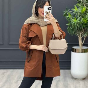 بارانی یقه دوخت دار