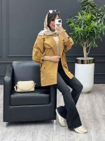 استایل با بارونی خردلی