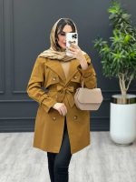 بارونی خردلی پاییزی