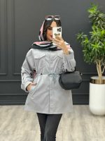 خرید بارونی طوسی
