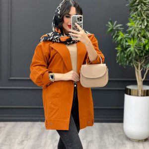 مانتو بغل پاگن جیب کج کد 3414