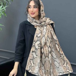شال طرح پوست ماری کد 3096