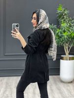 مانتو جین ذغالی