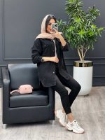 حراج مانتو جین ذغالی