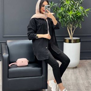 حراج مانتو جین ذغالی