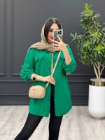 خرید اینترنتی مانتو سبز