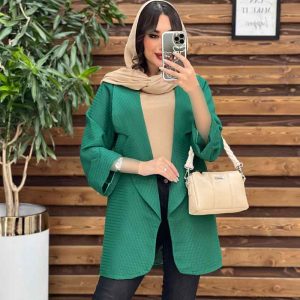 مانتو حصیری برش مثلثی کد 3445