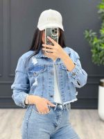کت جین نیم تنه