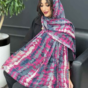 شال آبرنگی حریرنخ کد 2972