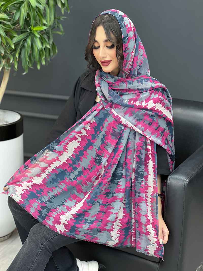 شال آبرنگی حریرنخ کد 2972 شال آبرنگی حریرنخ کد 2972