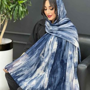 شال حریرنخ طیفی کد 2973