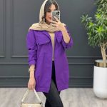 مانتو شومیزی سرجیب دو دکمه کد 3452