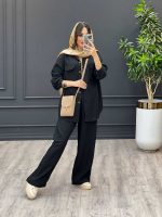 مانتو شلوار مشکی