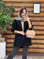 استایل با مانتو مشکی