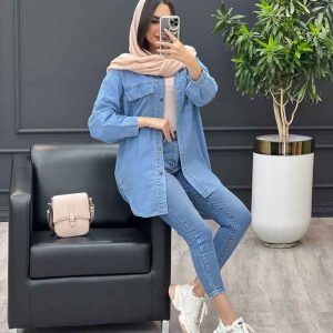 مانتو جین کاغذی
