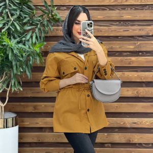 مانتو لینن اسلپ خردلی