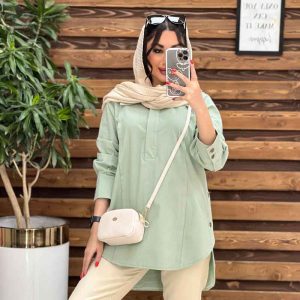 استایل با مانتو صابونی