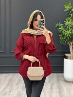 استایل زرشکی پاییزی