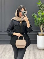 بارانی کوتاه مشکی