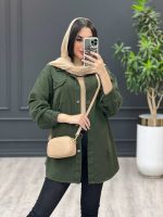 استایل تابستانی با مانتو یشمی