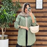 مانتو شومیزی پشت پیله کد 3488