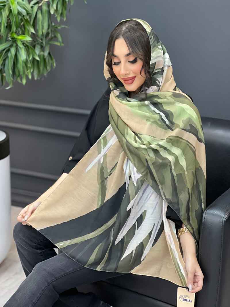 شال حریرنخ طرح دار کد 3248 شال حریرنخ طرح دار کد 3248
