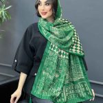 شال منگوله دار طرح معماری کد 2981